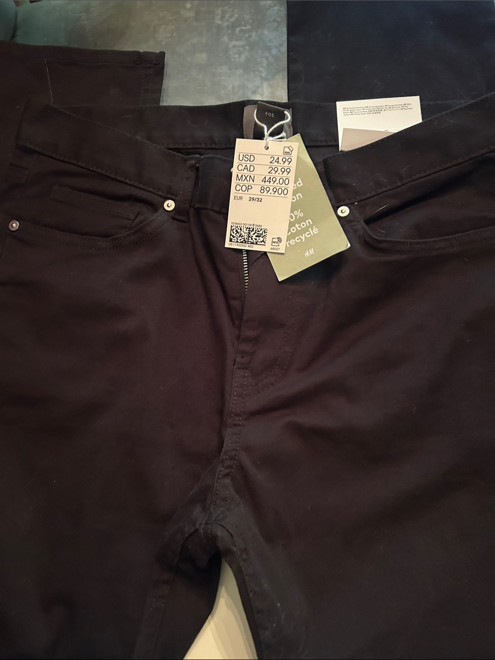 H&M Men's Slim Jeans - Black